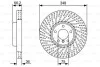 Диск гальмівний (передній) BMW 5 (F10/F11)/6 (F12/F13)/7 (F01-F04) 10- (348x36) (L)(з покр.)(вентил.) BOSCH 0 986 479 W19 (фото 1)