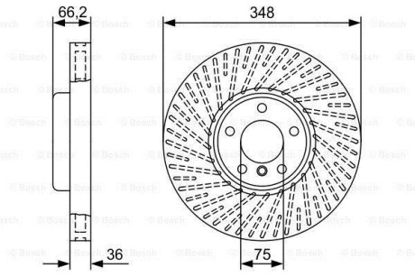 Диск тормозной BOSCH 0 986 479 W19