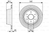 Диск тормозной BOSCH 0 986 479 W32 (фото 1)