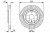 Диск тормозной BOSCH 0 986 479 W52 (фото 1)