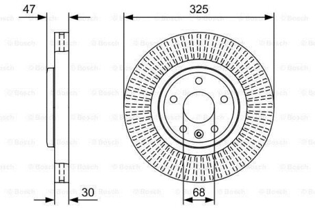 Диск тормозной BOSCH 0 986 479 W52