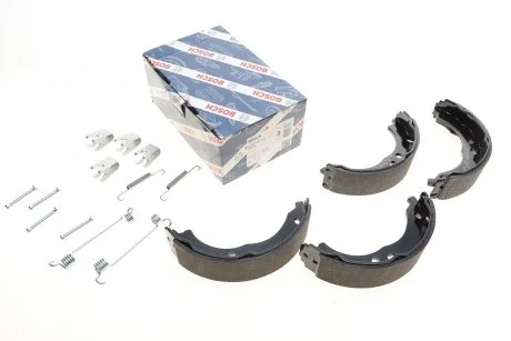 Тормозные колодки, барабанные BOSCH 0 986 487 726
