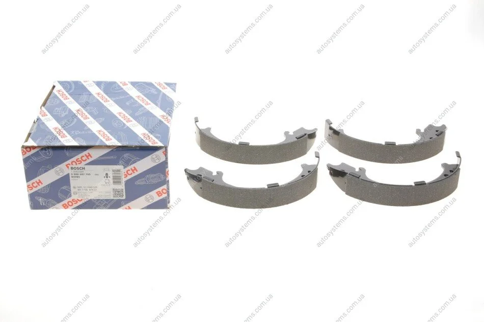 Тормозные колодки, барабанные BOSCH 0 986 487 765 (фото 1)