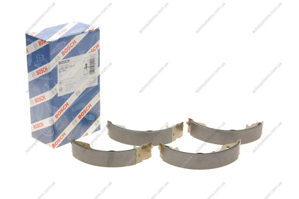 Тормозные колодки, барабанные BOSCH 0 986 487 772 (фото 1)