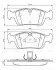 Колодки гальмівні (передні) BMW 3 (E36/E46) 90- BOSCH 0 986 494 015 (фото 9)