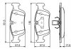 Колодки гальмівні (передні) BMW 3 (E36/E46) 90- BOSCH 0 986 494 015 (фото 10)