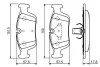 Колодки гальмівні (передні) BMW 3 (E36/E46) 90- BOSCH 0 986 494 015 (фото 10)