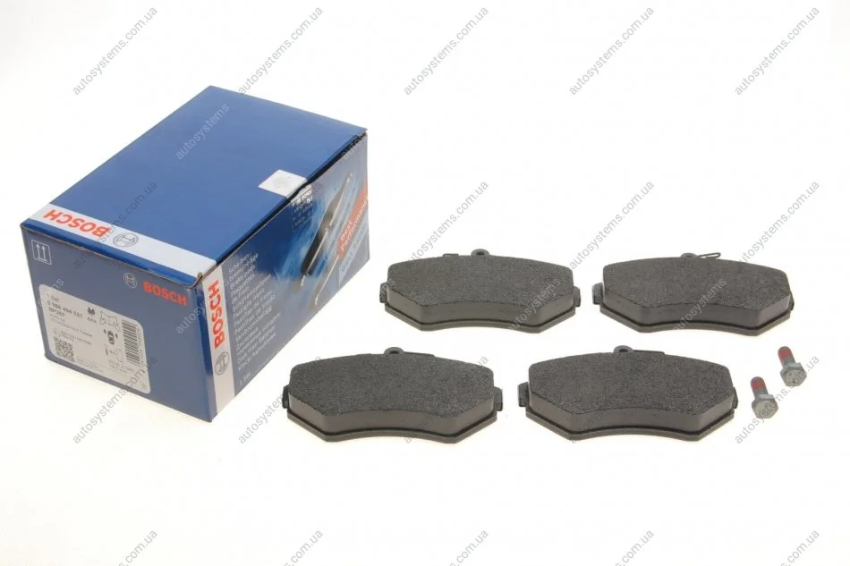 Гальмівні колодки, дискові. BOSCH 0 986 494 021 (фото 1)