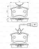 Колодки гальмівні (задні) Ford Galaxy 95-06 (+датчики) BOSCH 0 986 494 025 (фото 9)