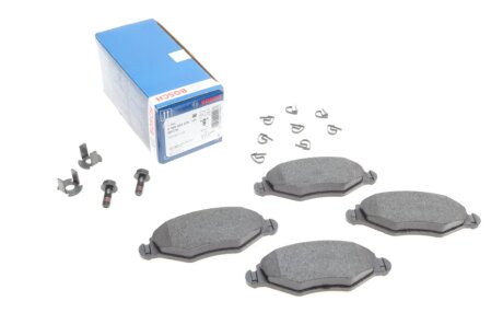 Колодки гальмівні (передні) Peugeot 206 98-/Peugeot 206+ 09-13/Peugeot 306 93-01 BOSCH 0 986 494 039