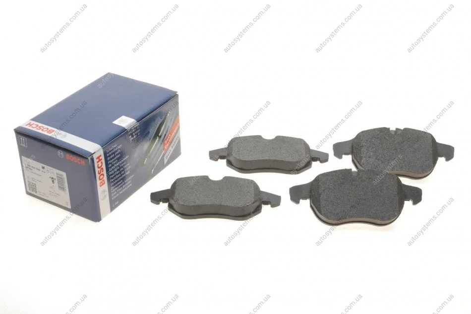 Гальмівні колодки, дискові. BOSCH 0 986 494 044 (фото 1)