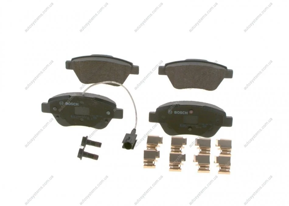 Тормозные колодки дисковые, комплект BOSCH 0 986 494 070 (фото 1)