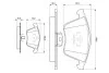 Тормозные колодки, дисковые. BOSCH 0 986 494 077 (фото 2)