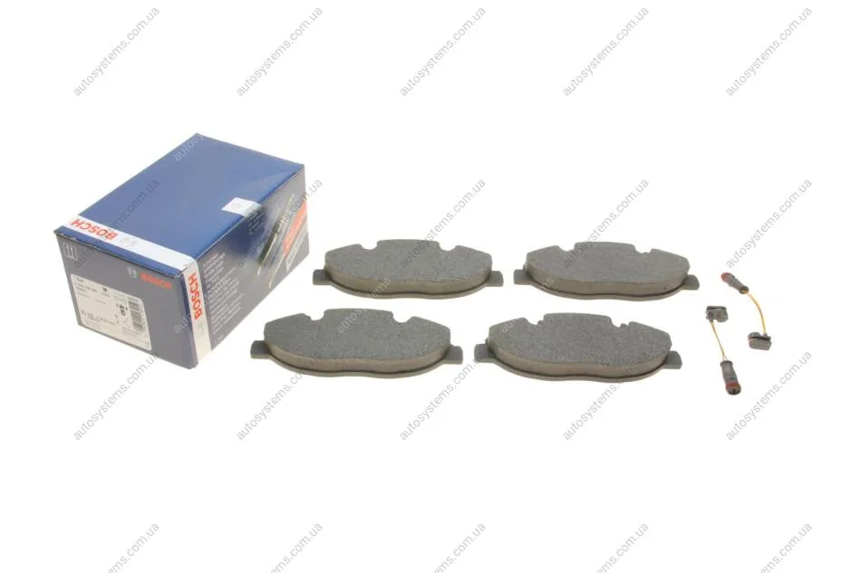 Гальмівні колодки, дискові. BOSCH 0 986 494 081 (фото 1)