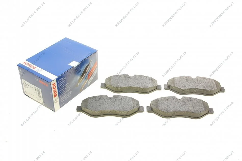 Тормозные колодки, дисковые. BOSCH 0 986 494 121 (фото 1)