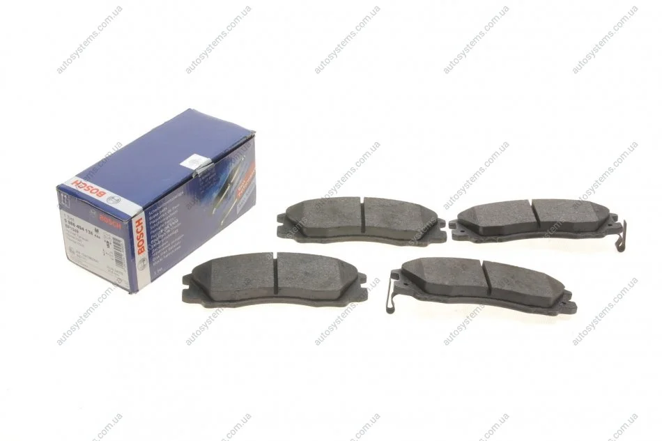 Колодки гальмівні (передні) Hyundai Terracan 01-06 BOSCH 0 986 494 138 (фото 1)