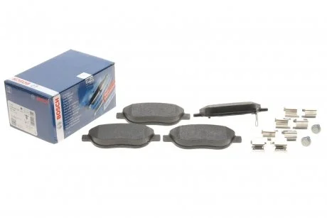 Колодки гальмівні (передні) Fiat 500L/Opel Corsa D 06- (Bosch) (з датчиками) BOSCH 0 986 494 157