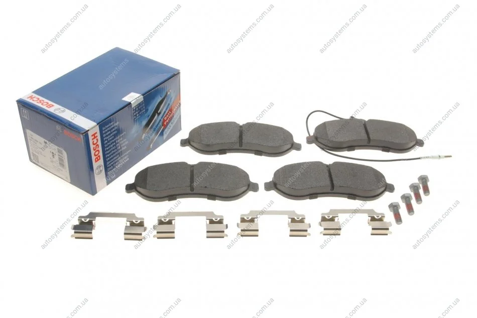 Тормозные колодки, дисковые. BOSCH 0 986 494 163 (фото 1)