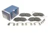 Тормозные колодки, дисковые. BOSCH 0 986 494 163 (фото 1)