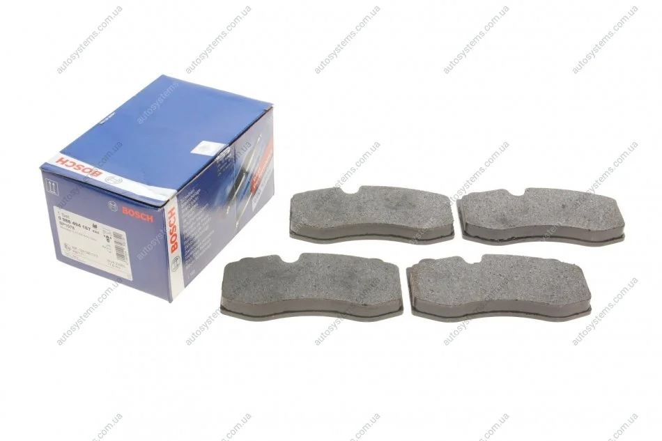 Тормозные колодки, дисковые. BOSCH 0 986 494 167 (фото 1)
