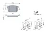 Тормозные колодки, дисковые. BOSCH 0 986 494 214 (фото 5)