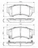 Тормозные колодки дисковые, комплект BOSCH 0 986 494 221 (фото 8)