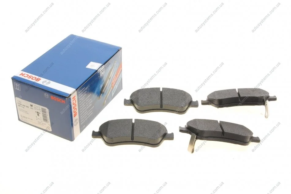 Гальмівні колодки, дискові. BOSCH 0 986 494 260 (фото 1)