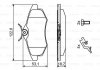Колодки гальмівні (передні) Citroen C2 03-12/Citroen С3 02- BOSCH 0 986 494 262 (фото 9)
