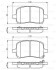 Тормозные колодки дисковые, комплект BOSCH 0 986 494 306 (фото 1)