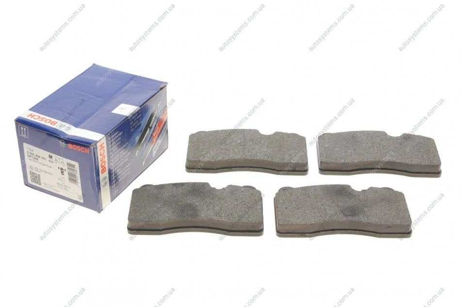 Колодки гальмівні (передні) Land Rover Range Rover III 05-12 BOSCH 0 986 494 351 (фото 1)