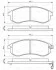 Колодки гальмівні (передні) Mitsubishi L200 2.5 TD 92-15 BOSCH 0 986 494 362 (фото 2)