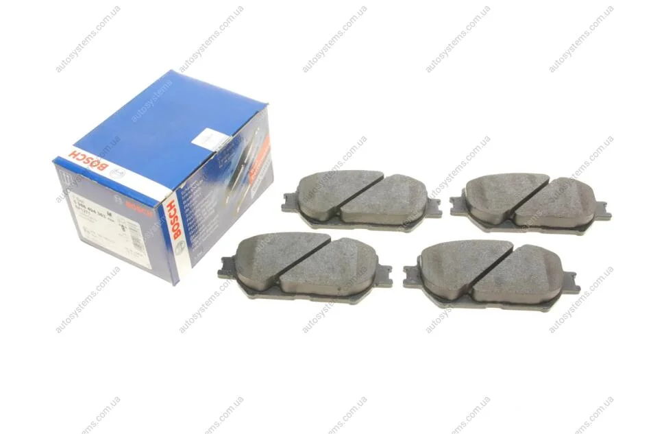 Тормозные колодки, дисковые. BOSCH 0 986 494 363 (фото 1)