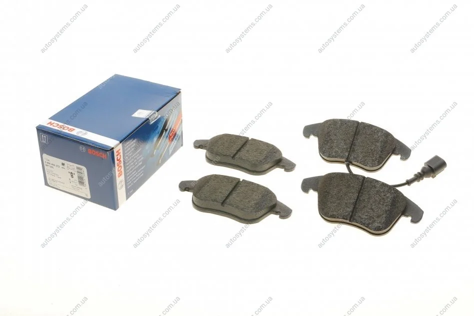 Гальмівні колодки, дискові. BOSCH 0 986 494 372 (фото 1)