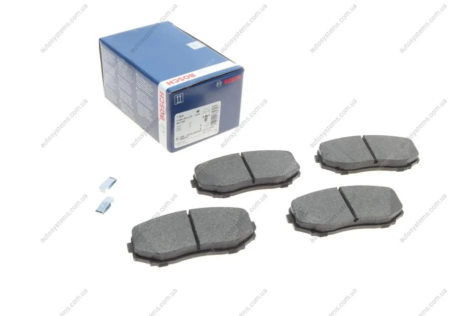 Тормозные колодки, дисковые. BOSCH 0 986 494 375 (фото 1)