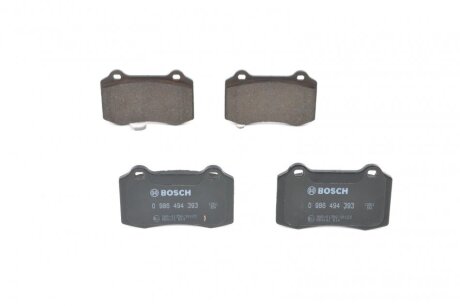 Тормозные колодки дисковые, комплект BOSCH 0 986 494 393