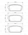 Колодки гальмівні (задні) Kia Carens III 06- BOSCH 0 986 494 400 (фото 10)