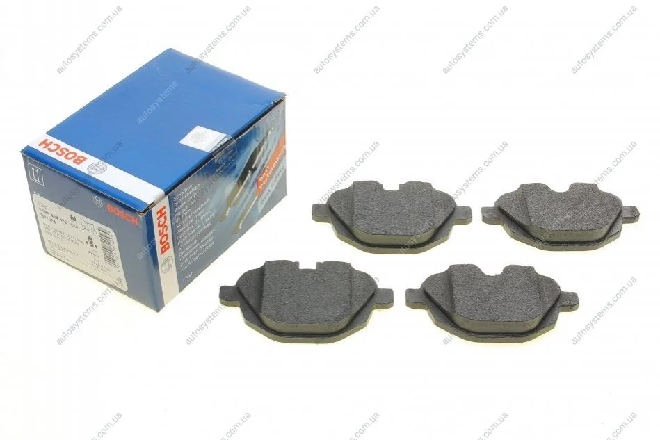 Тормозные колодки, дисковые. BOSCH 0 986 494 432 (фото 1)