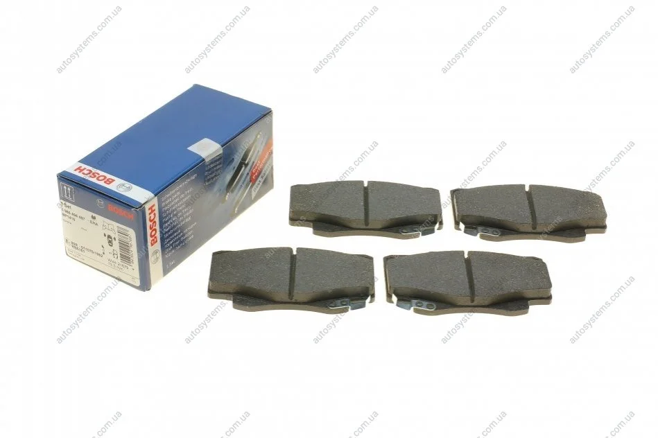 Тормозные колодки, дисковые. BOSCH 0 986 494 497 (фото 1)