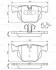 Колодки гальмівні (задні) BMW 3 (E90/E91/E92/E93) 04-13/X1 (E84) 09-15 BOSCH 0 986 494 540 (фото 9)