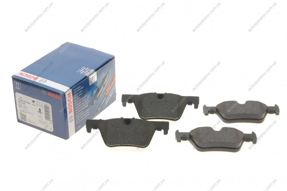 Гальмівні колодки, дискові. BOSCH 0 986 494 554 (фото 1)