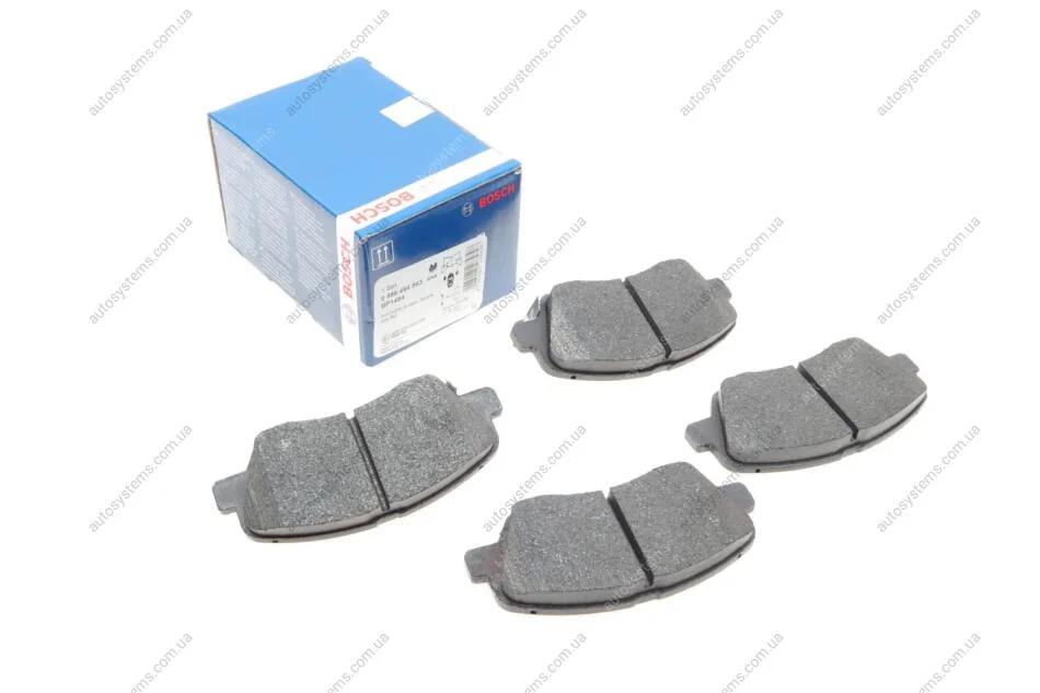 Тормозные колодки, дисковые. BOSCH 0 986 494 563 (фото 1)