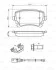 Колодки гальмівні (задні) VW T5 03- (з датчиком) BOSCH 0 986 494 583 (фото 9)