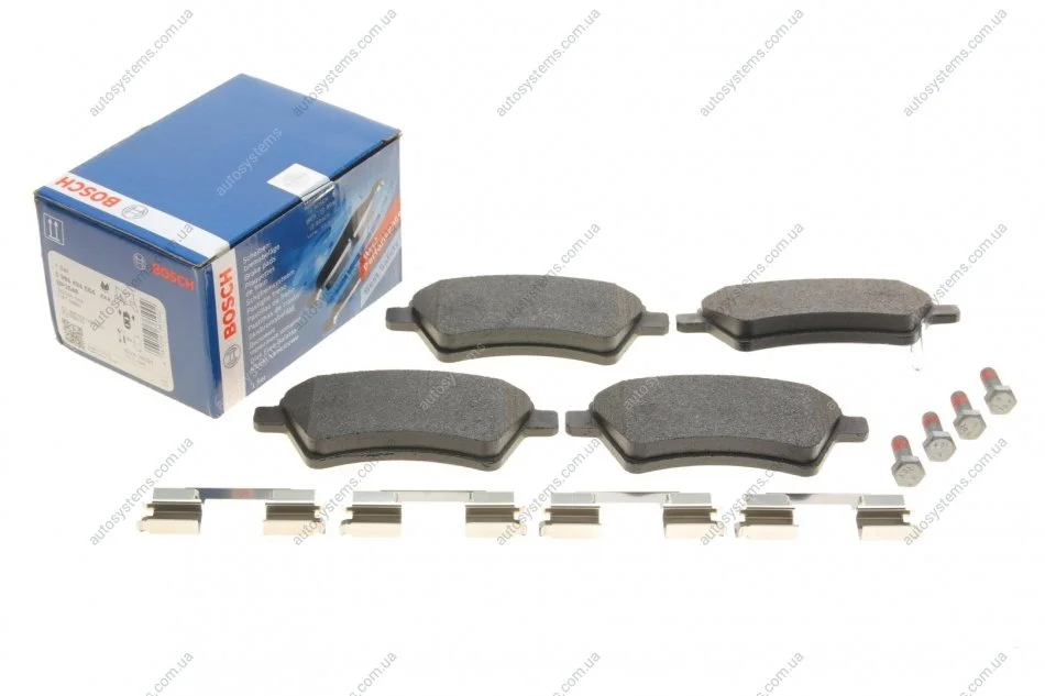 Гальмівні колодки, дискові. BOSCH 0 986 494 584 (фото 1)
