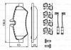 Колодки гальмівні (задні) MB Sprinter 209-319CDI/VW Crafter 06- BOSCH 0 986 494 601 (фото 9)