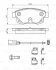 Колодки гальмівні (задні) Ford Transit V347 06-14 (+датчики) (з аксесуарами) BOSCH 0 986 494 614 (фото 21)