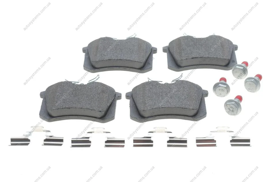 Колодки гальмівні (задні) VW Caddy III 04-/Peugeot 308 07-/Citroen C4 04- BOSCH 0 986 494 621 (фото 1)
