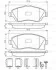 Гальмівні колодки, дискові BOSCH 0 986 494 625 (фото 8)