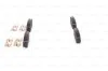 Колодки гальмівні (задні) Opel Astra J 1.4 Turbo 12- (з прижимною пластиною) BOSCH 0 986 494 634 (фото 17)