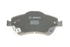 Колодки гальмівні (передні) Toyota Auris 06-12/Corolla 06-14 (з прижимною пластиною) BOSCH 0 986 494 638 (фото 11)