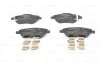 Колодки гальмівні (передні) Toyota Auris 06-12/Corolla 06-14 (з прижимною пластиною) BOSCH 0 986 494 638 (фото 8)